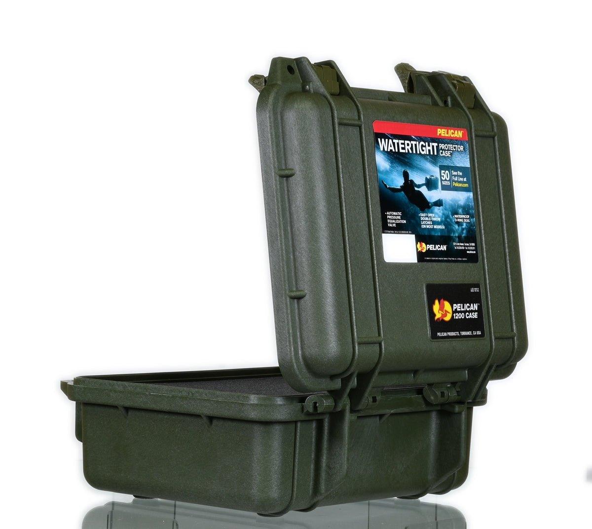 PELICAN CASE 1200 OD GREEN - Smoke Spot Smoke Shop