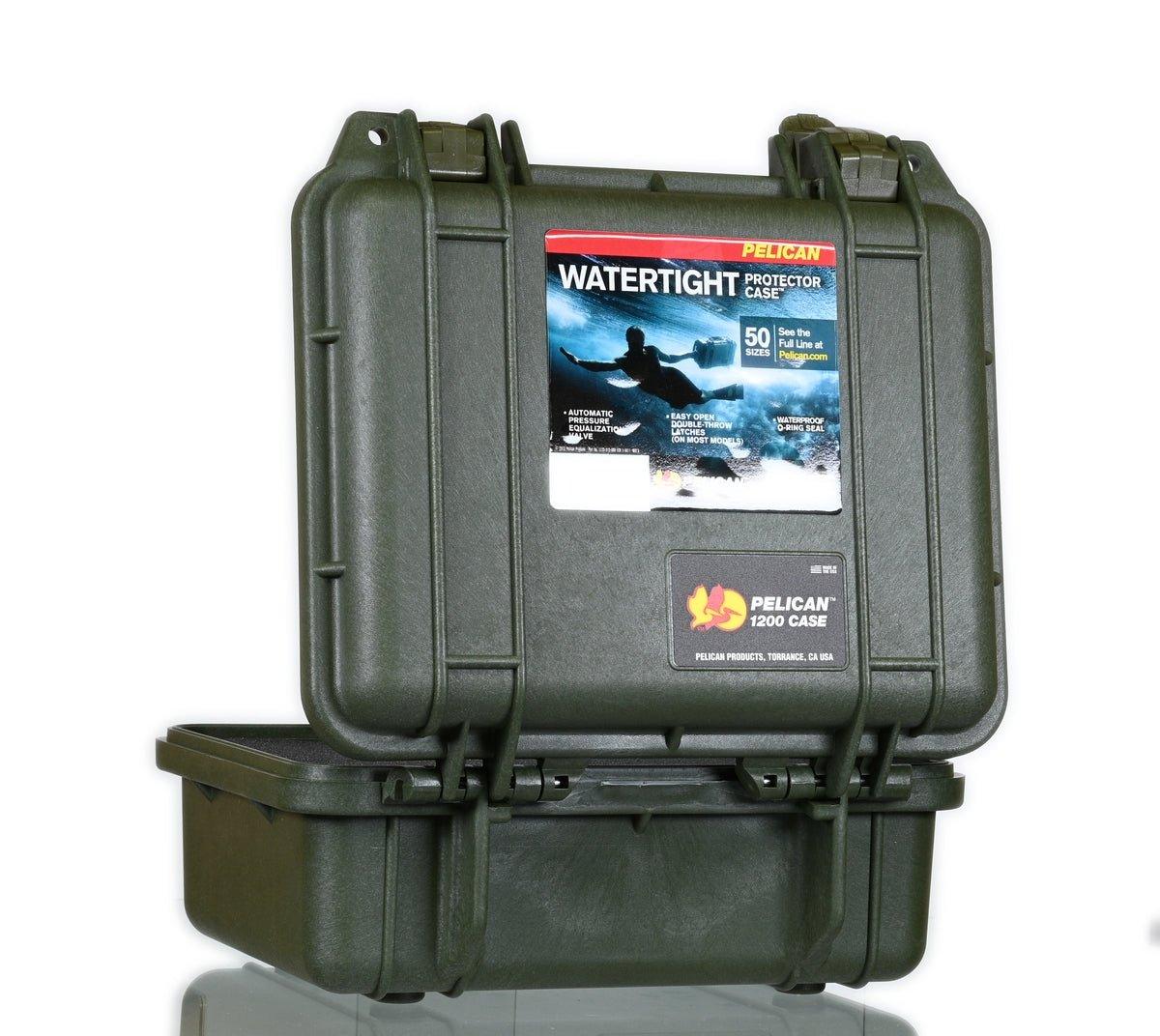 PELICAN CASE 1200 OD GREEN - Smoke Spot Smoke Shop