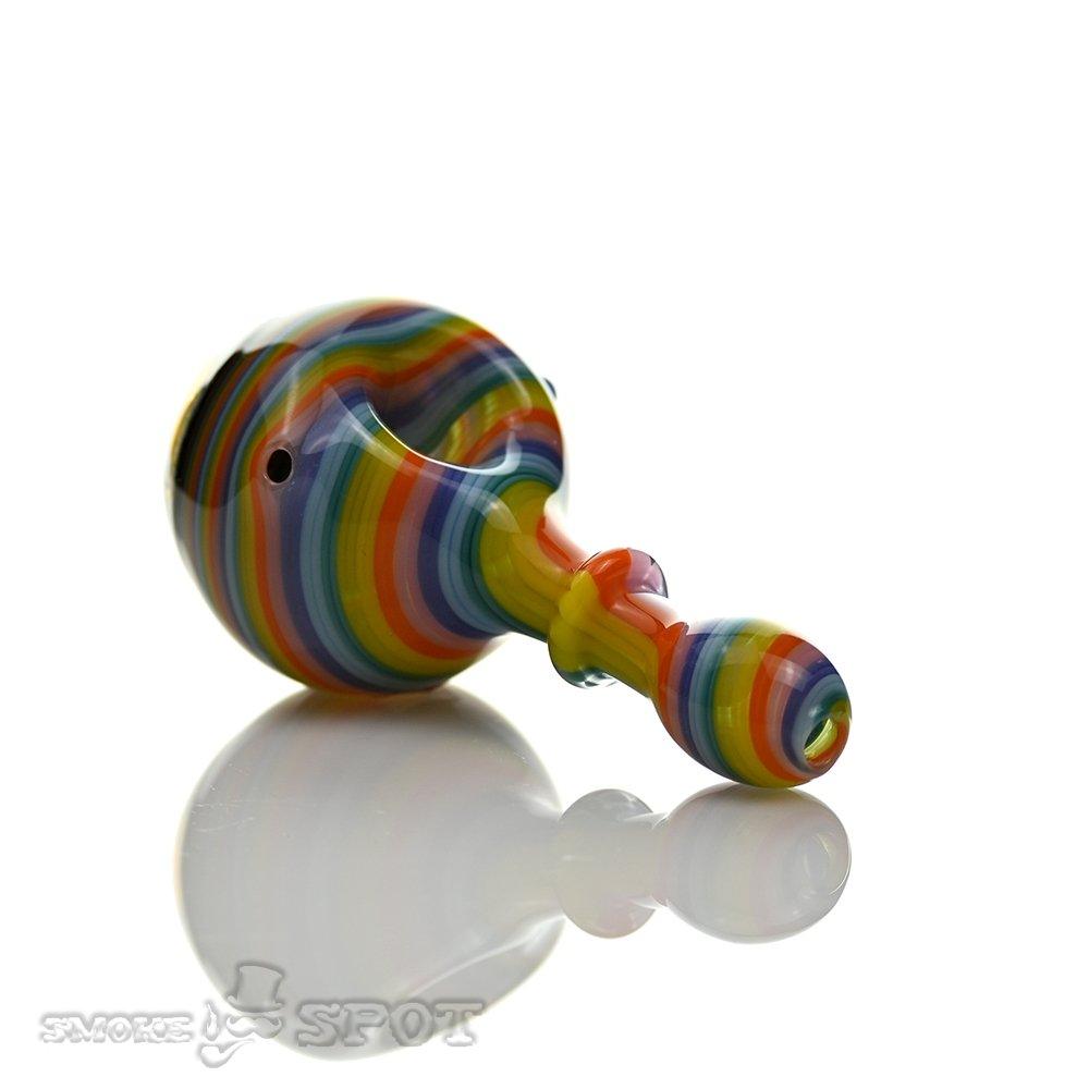 Pobz Light Multi Colors Swirls Handpipe full profile