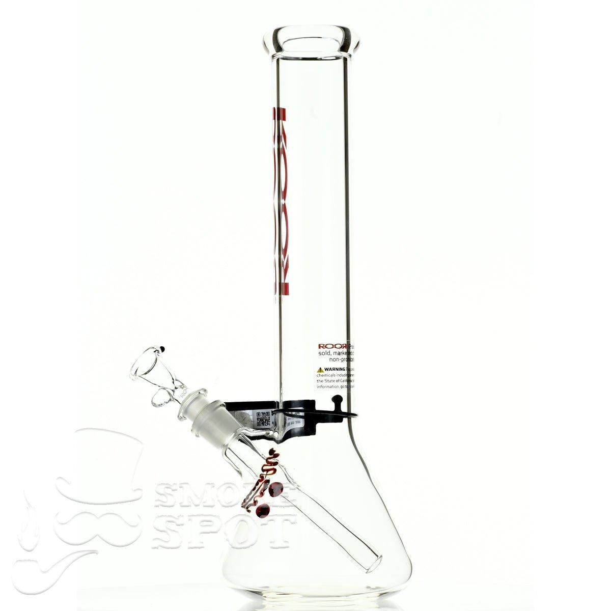 Roor Beaker 14 inch P-D red - Smoke Spot Smoke Shop
