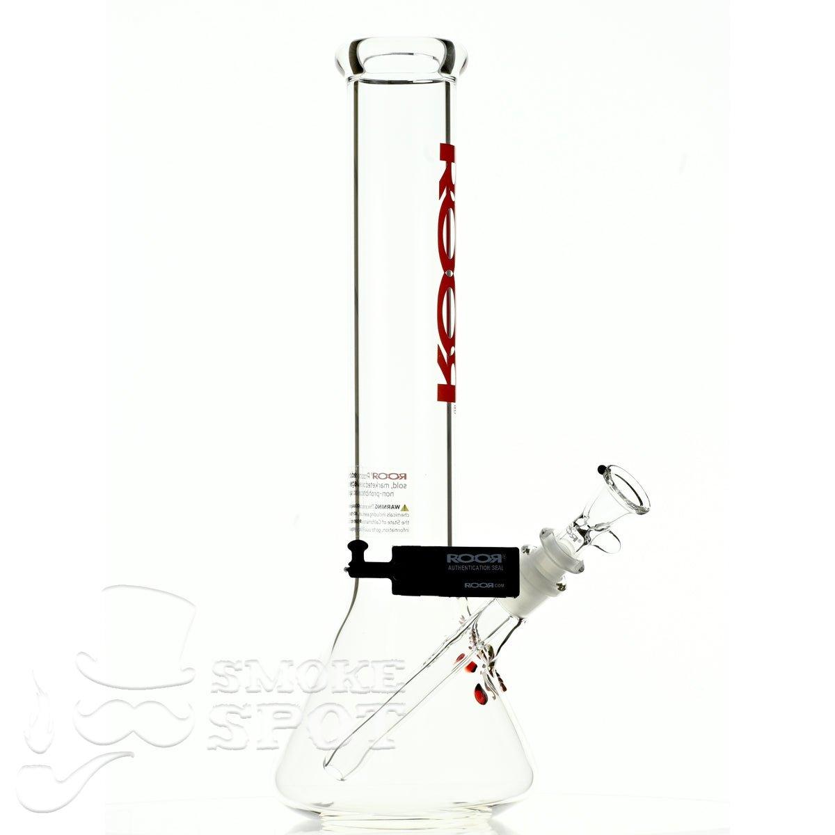 Roor Beaker 14 inch P-D red - Smoke Spot Smoke Shop