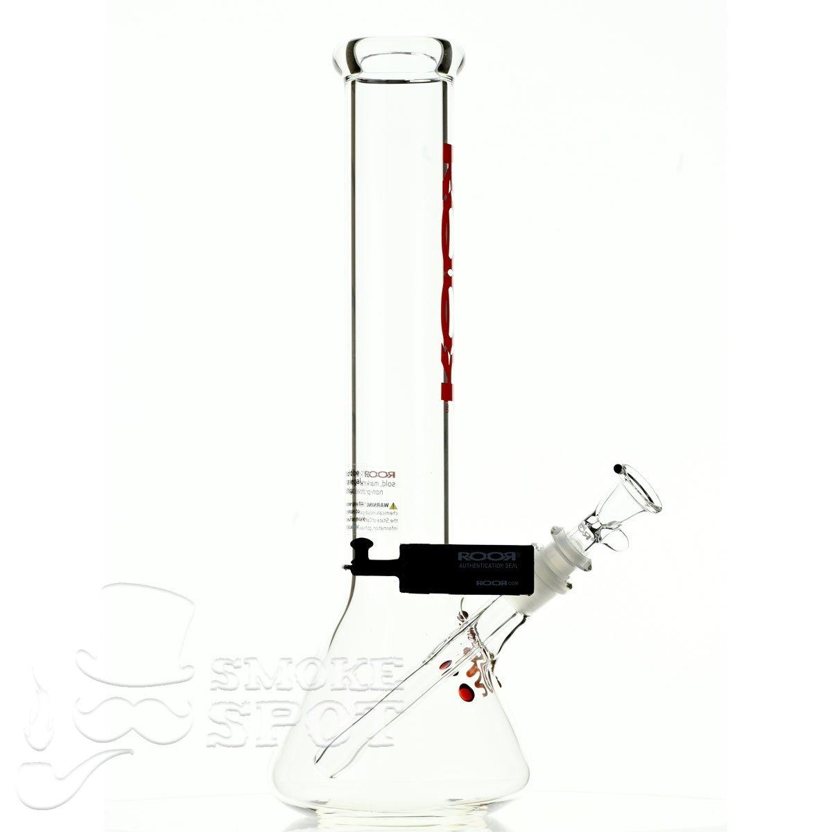 Roor Beaker 14 inch P-D red - Smoke Spot Smoke Shop