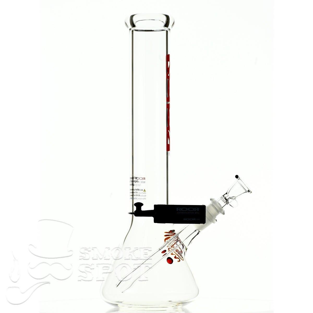 Roor Beaker 14 inch P-D red - Smoke Spot Smoke Shop