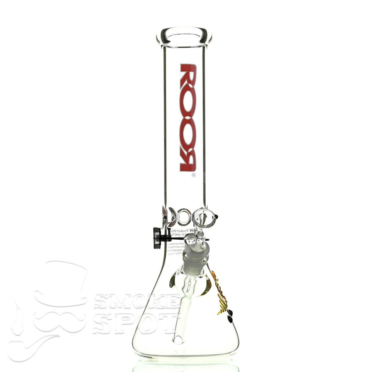 Roor Beaker 14 inch red white - Smoke Spot Smoke Shop