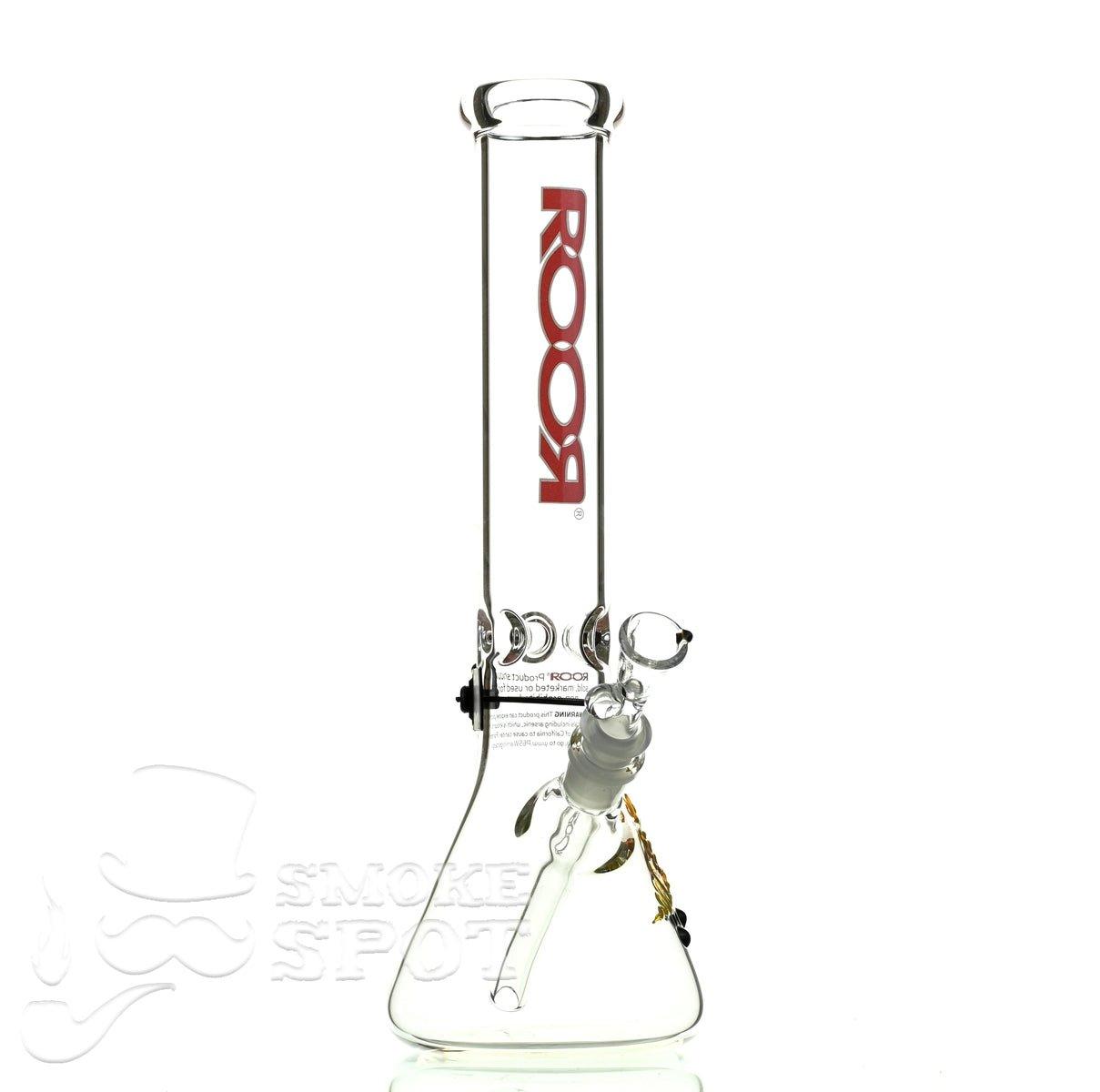 Roor Beaker 14 inch red white - Smoke Spot Smoke Shop