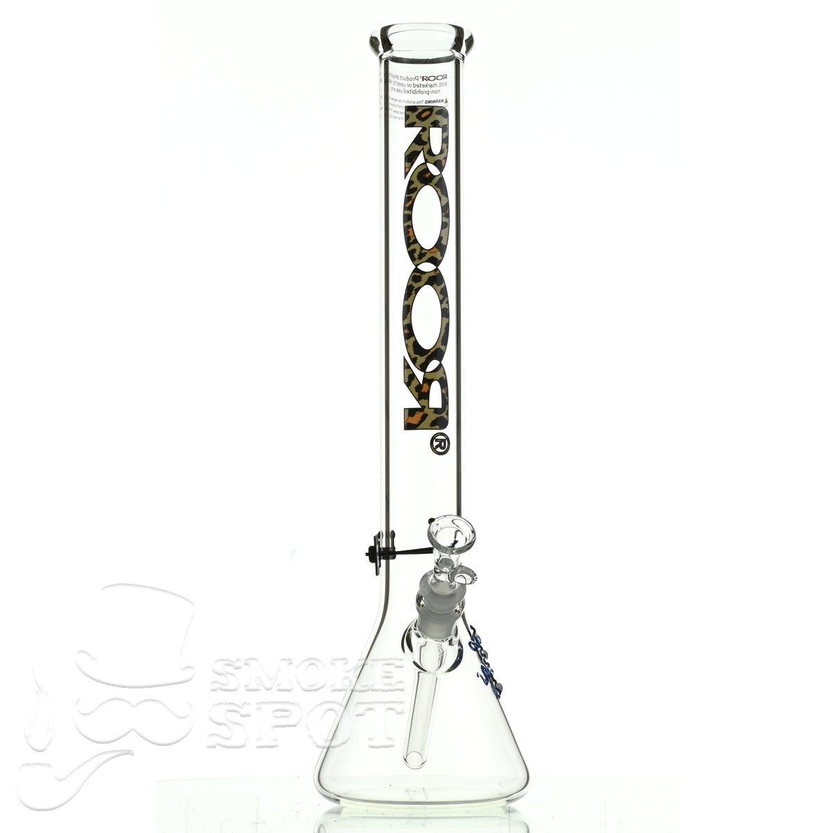 Roor Beaker 18 inch P-D leopard #2 - Smoke Spot Smoke Shop