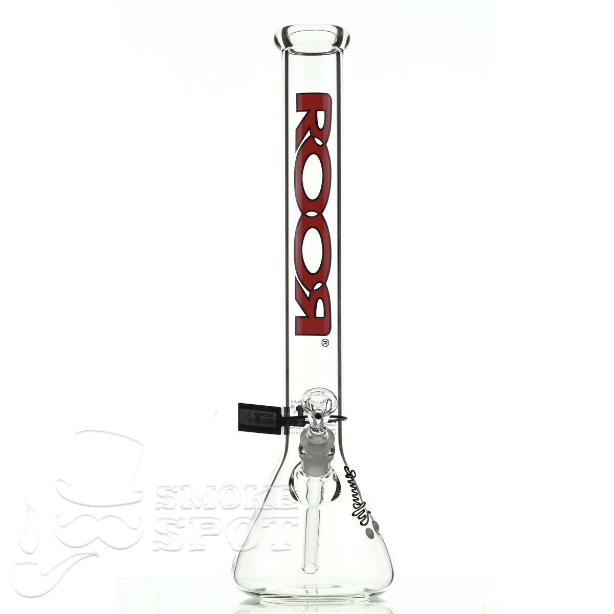 Roor Beaker 18 inch P-D red-black - Smoke Spot Smoke Shop