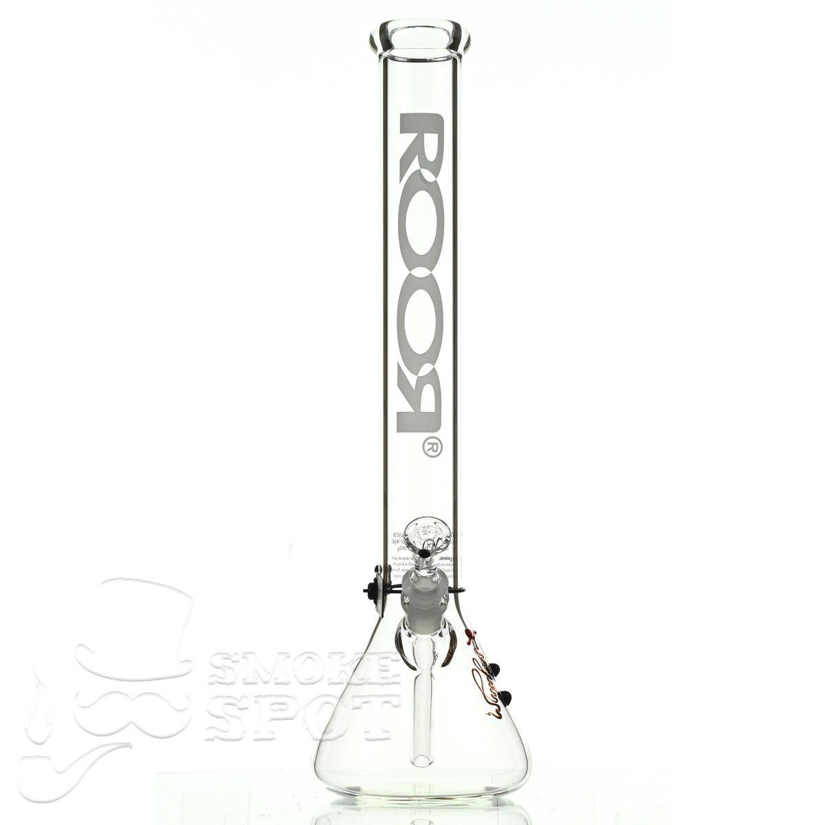 Roor beaker 18 inch P-D white #2 - Smoke Spot Smoke Shop