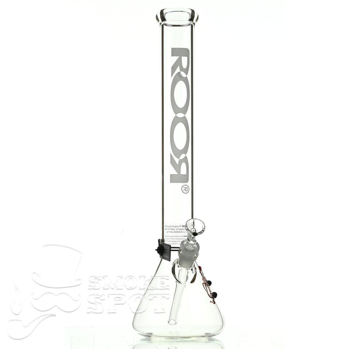 Roor beaker 18 inch P-D white #2 - Smoke Spot Smoke Shop
