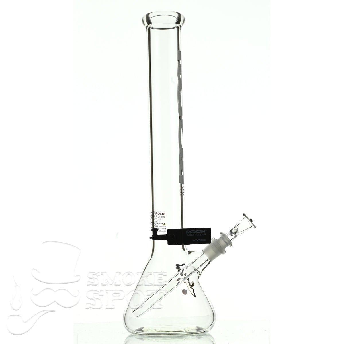 Roor beaker 18 inch P-D white - Smoke Spot Smoke Shop