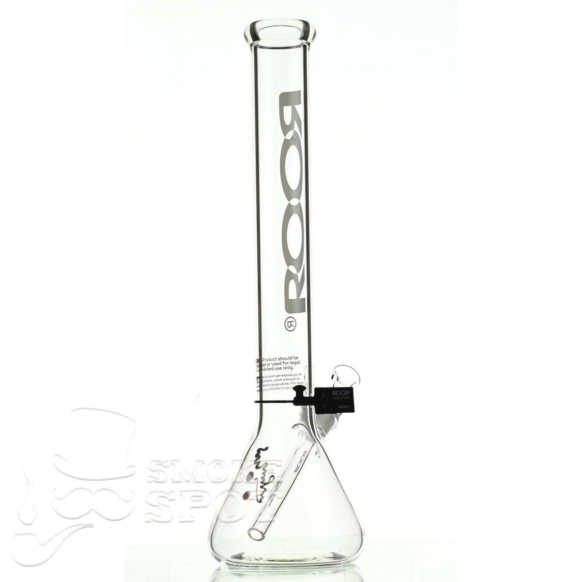 Roor beaker 18 inch P-D white - Smoke Spot Smoke Shop