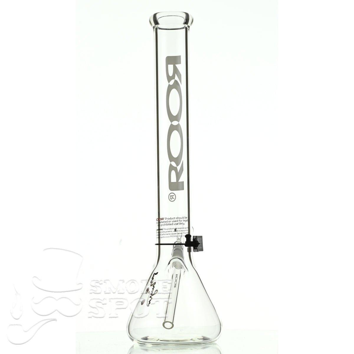 Roor beaker 18 inch P-D white - Smoke Spot Smoke Shop