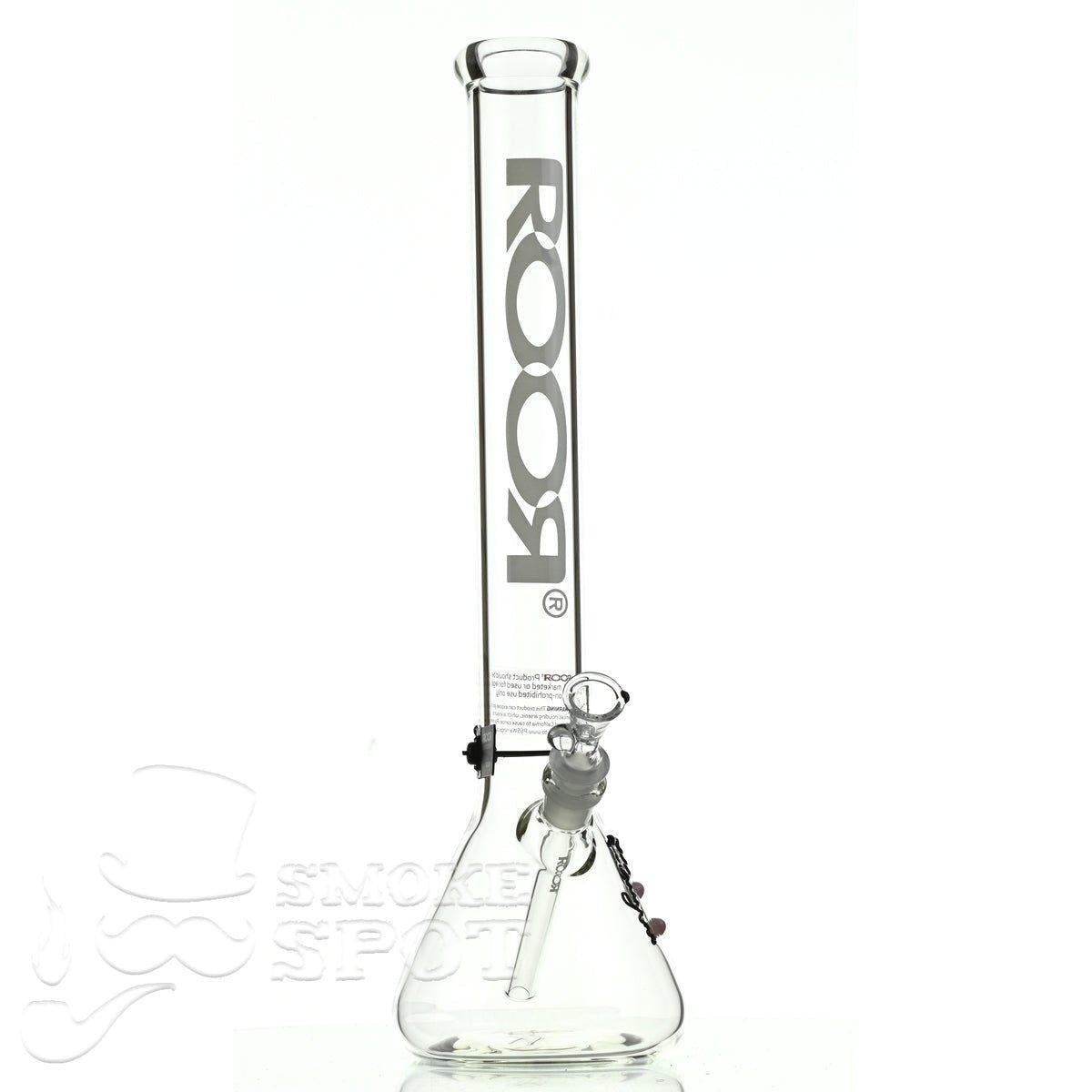 Roor beaker 18 inch P-D white - Smoke Spot Smoke Shop