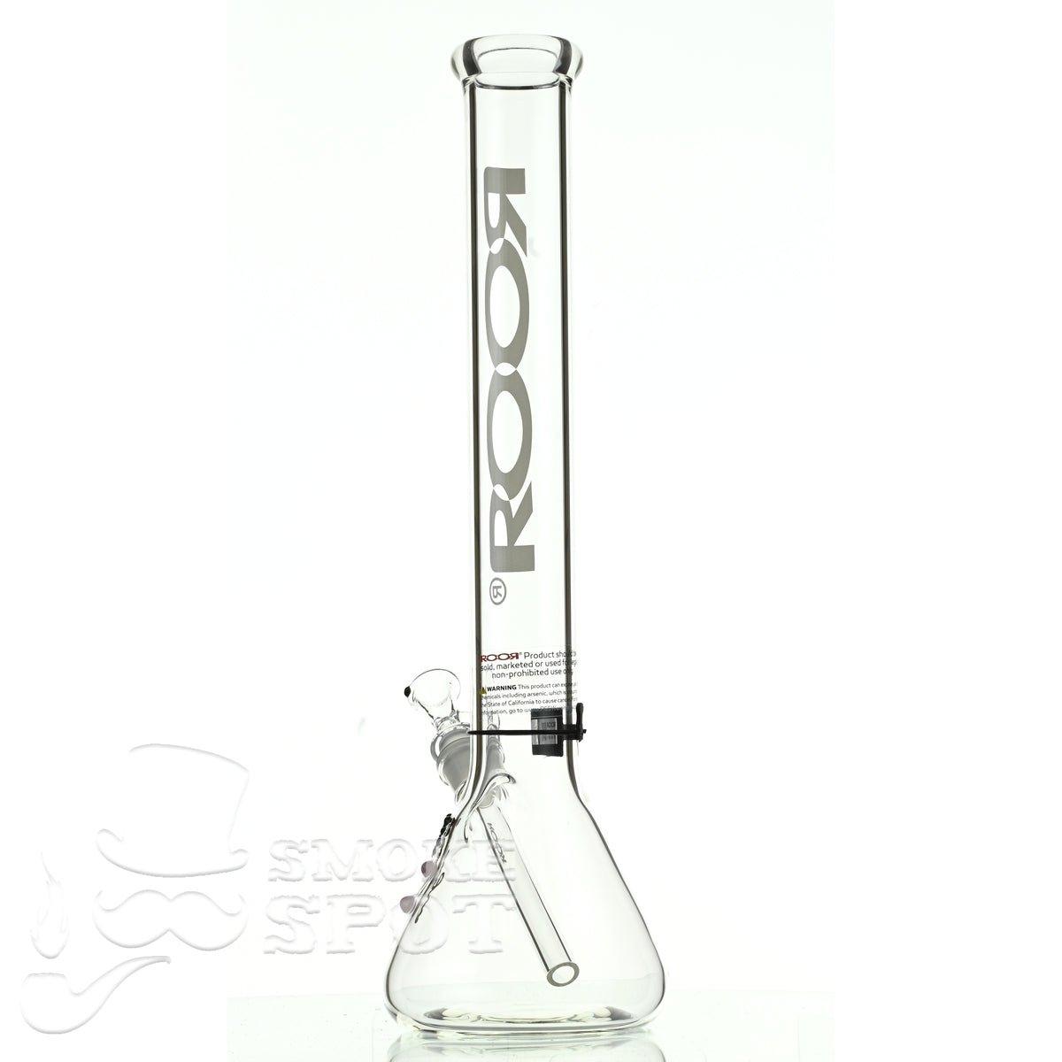 Roor beaker 18 inch P-D white - Smoke Spot Smoke Shop