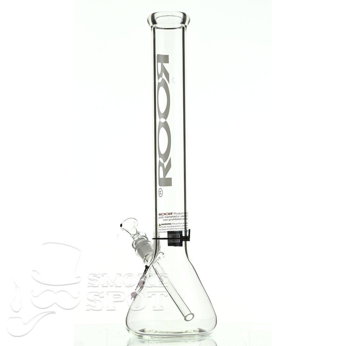 Roor beaker 18 inch P-D white - Smoke Spot Smoke Shop