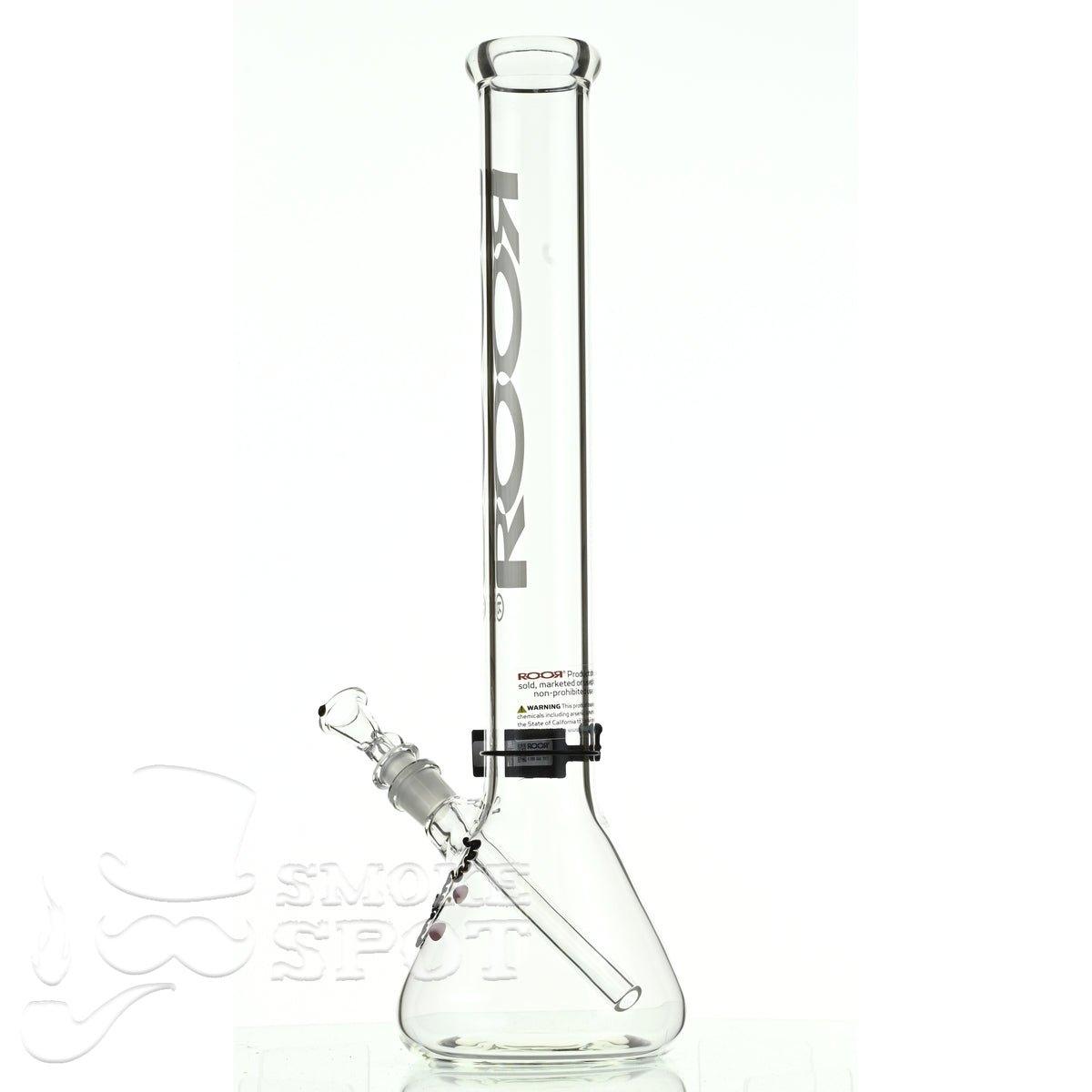 Roor beaker 18 inch P-D white - Smoke Spot Smoke Shop