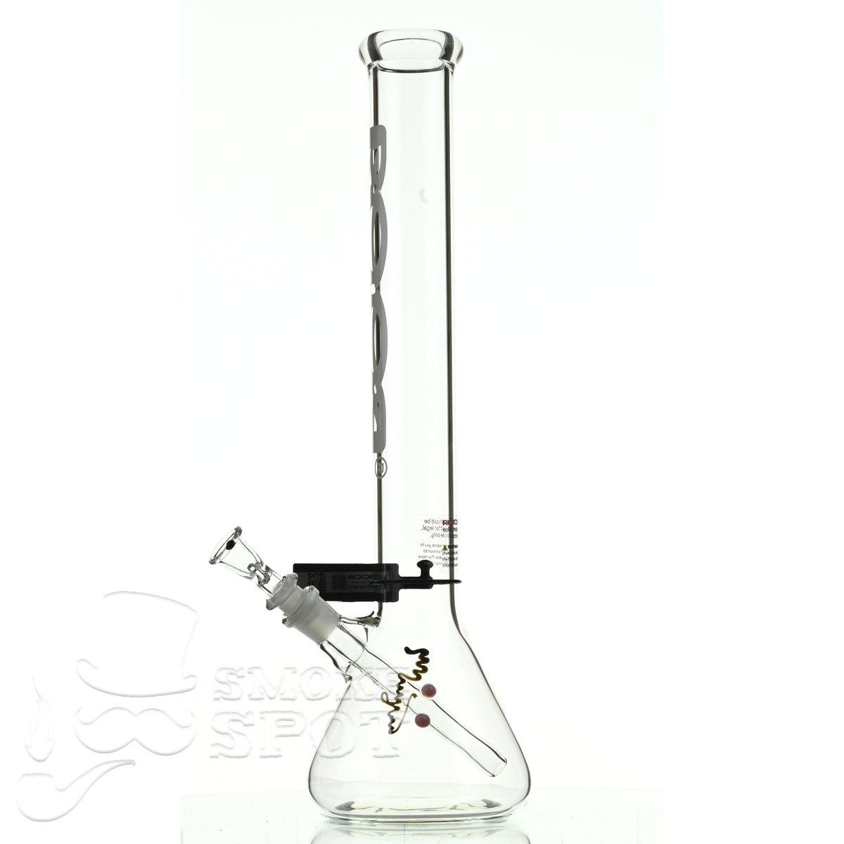 Roor beaker 18 inch P-D white - Smoke Spot Smoke Shop