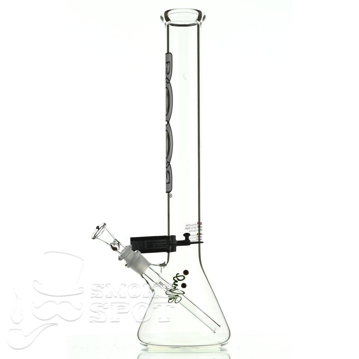 Roor Beaker 18 inch P-D white/black - Smoke Spot Smoke Shop