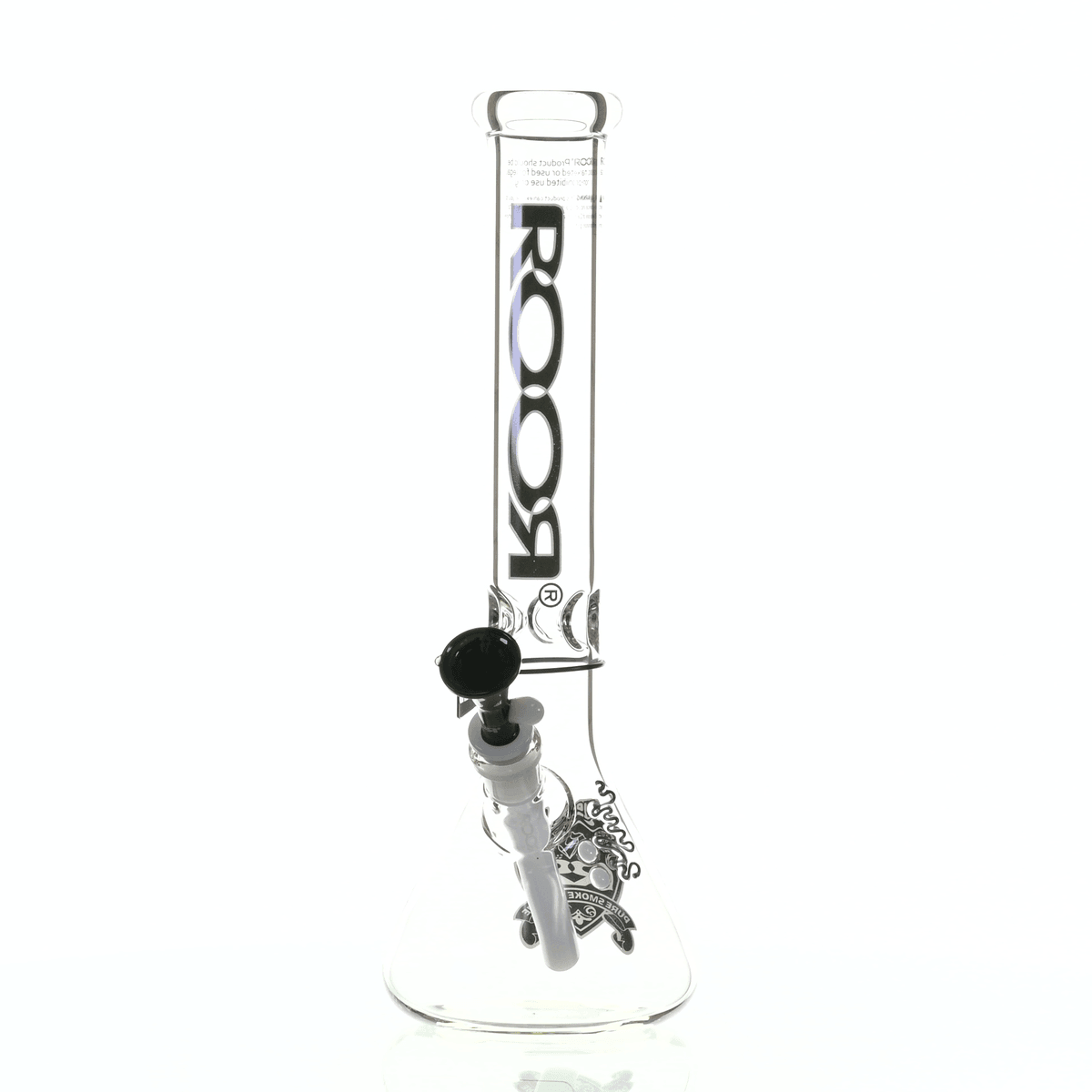 ROOR INTRO COLLECTOR 14" BEAKER 455 BLACK/WHITE - Smoke Spot Smoke Shop