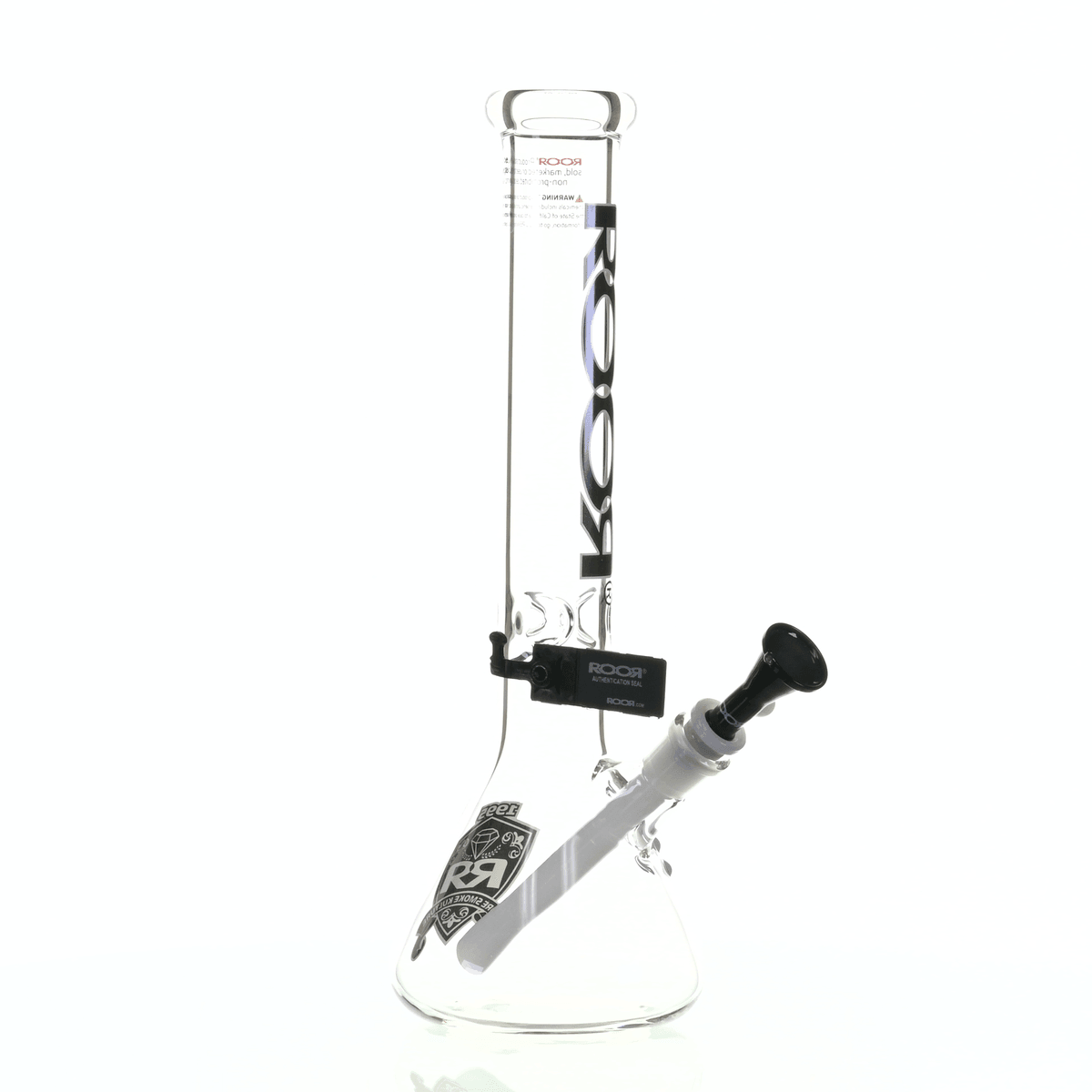 ROOR INTRO COLLECTOR 14" BEAKER 455 BLACK/WHITE - Smoke Spot Smoke Shop