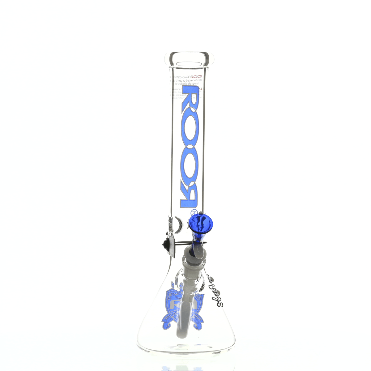 ROOR INTRO COLLECTOR 14" BEAKER 455 BLUE/WHITE - Smoke Spot Smoke Shop