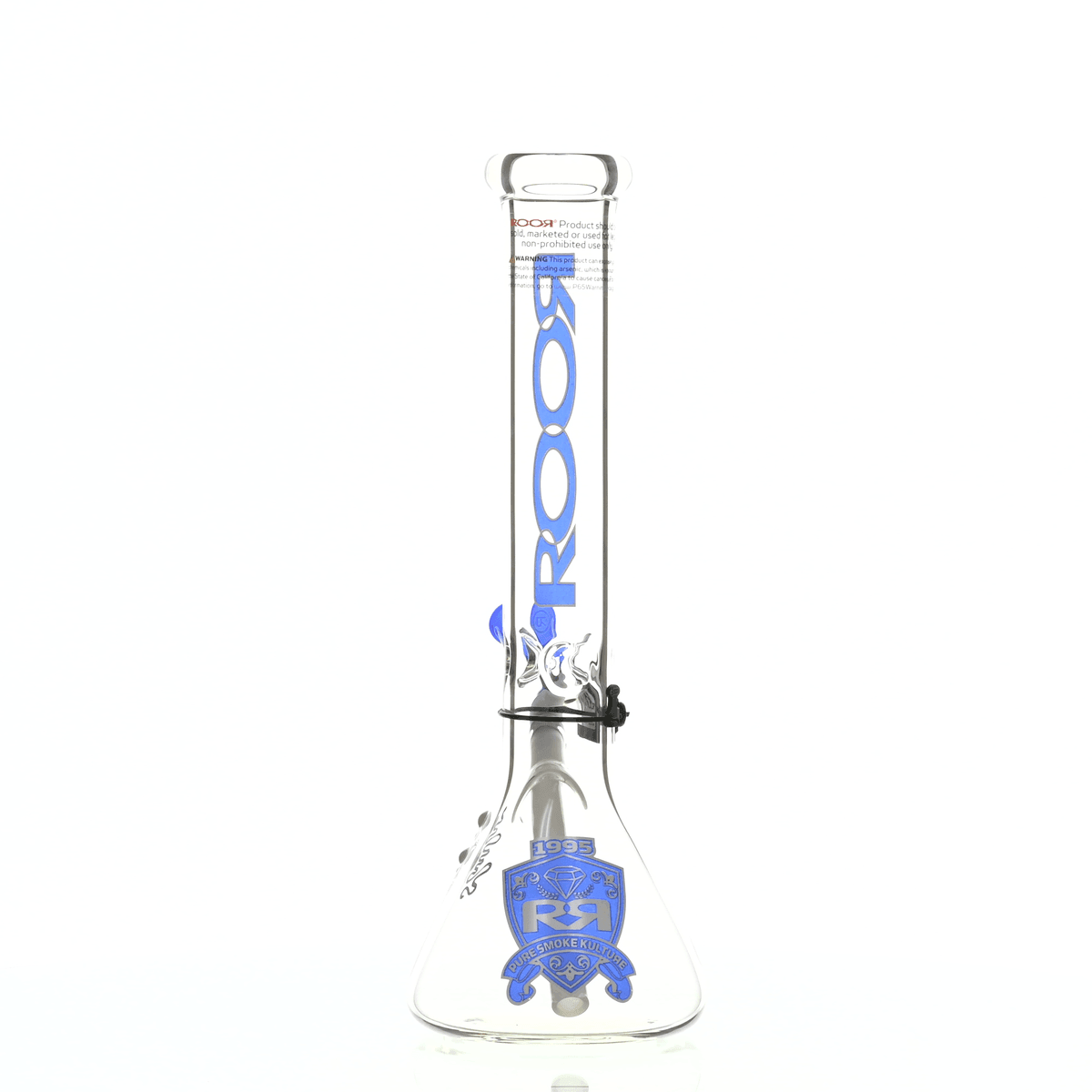 ROOR INTRO COLLECTOR 14" BEAKER 455 BLUE/WHITE - Smoke Spot Smoke Shop
