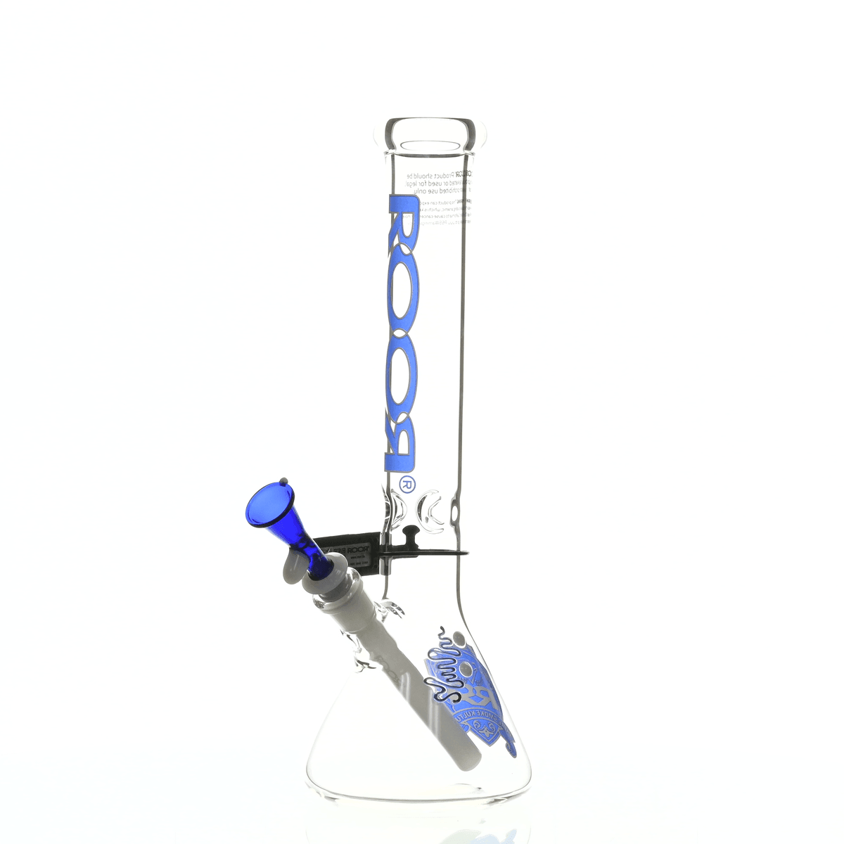 ROOR INTRO COLLECTOR 14" BEAKER 455 BLUE/WHITE - Smoke Spot Smoke Shop