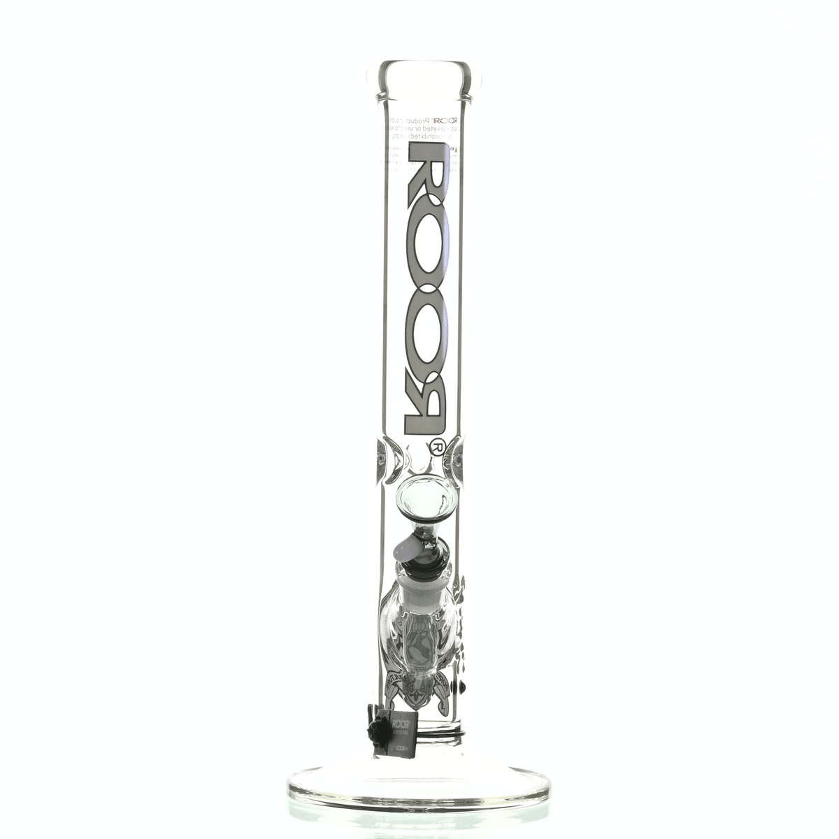 ROOR INTRO COLLECTOR 14" STRAIGHT TUBE 455 GREY/ BLACK - Smoke Spot Smoke Shop