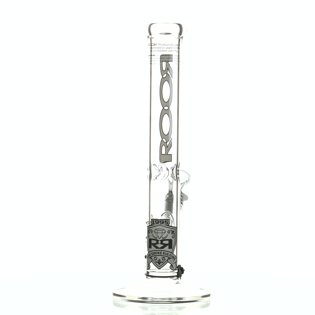 ROOR INTRO COLLECTOR 14" STRAIGHT TUBE 455 GREY/ BLACK - Smoke Spot Smoke Shop