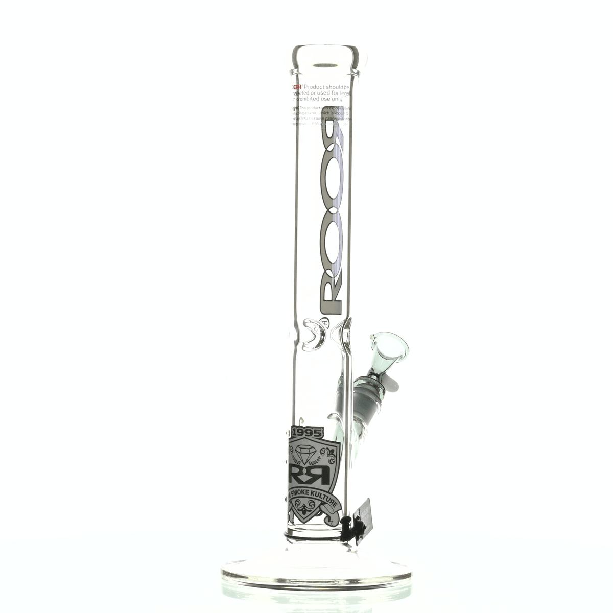 ROOR INTRO COLLECTOR 14" STRAIGHT TUBE 455 GREY/ BLACK - Smoke Spot Smoke Shop