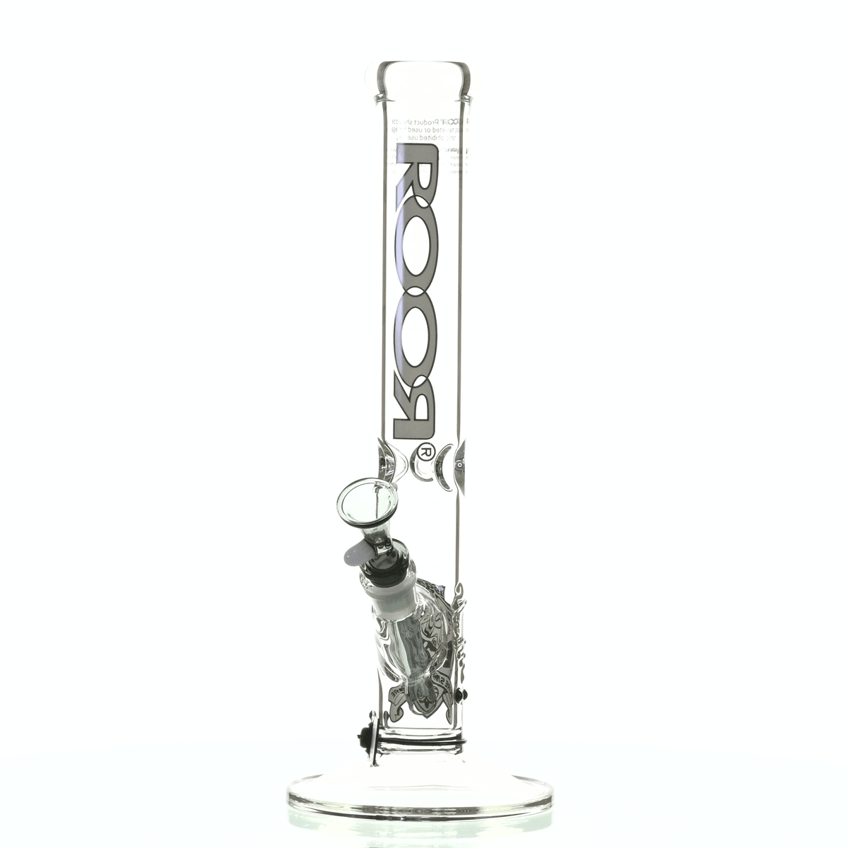 ROOR INTRO COLLECTOR 14" STRAIGHT TUBE 455 GREY/ BLACK - Smoke Spot Smoke Shop