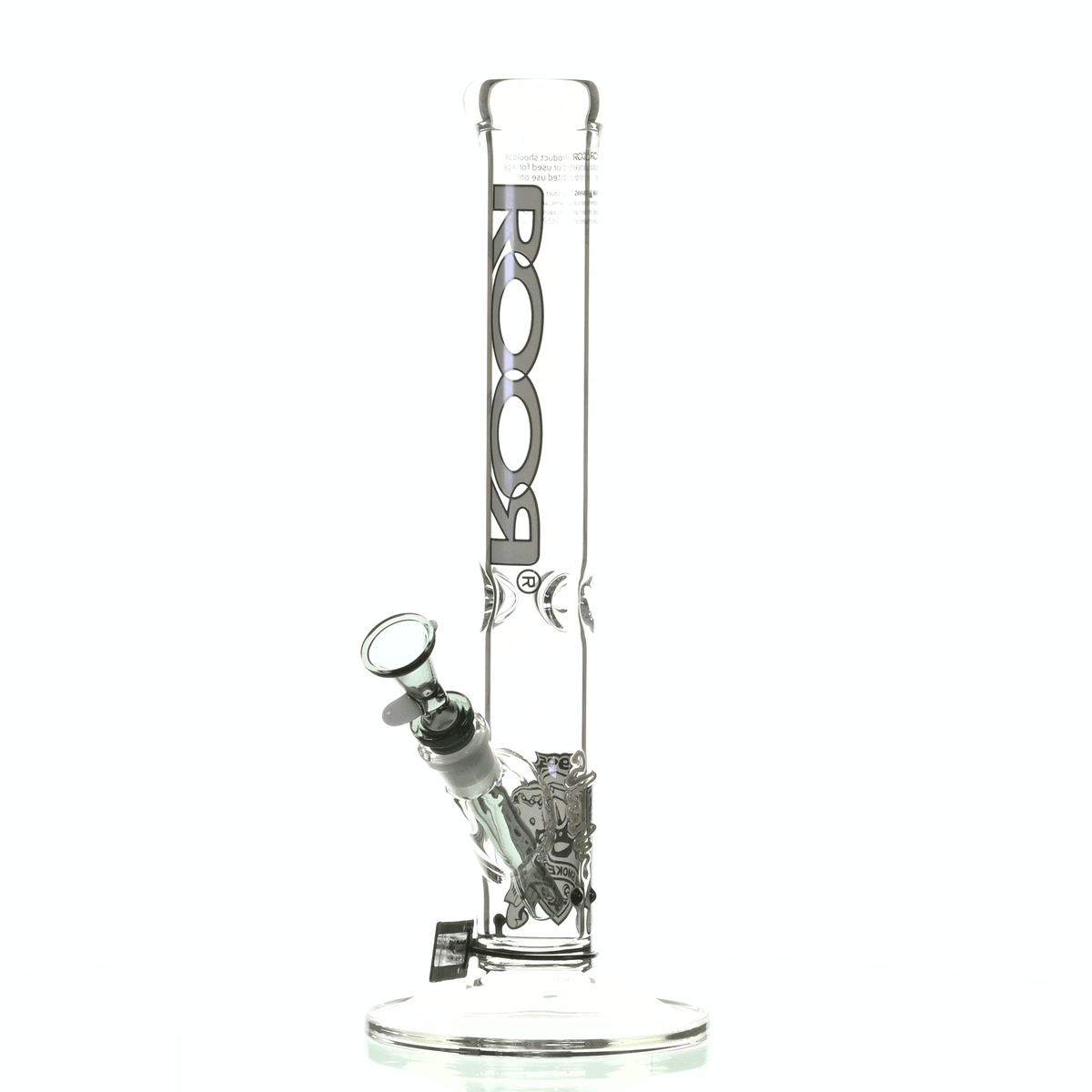ROOR INTRO COLLECTOR 14" STRAIGHT TUBE 455 GREY/ BLACK - Smoke Spot Smoke Shop