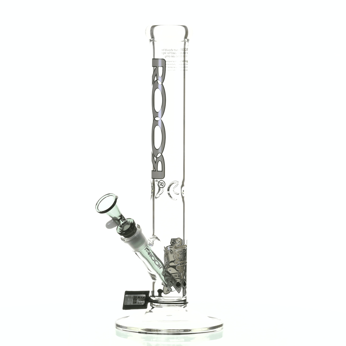 ROOR INTRO COLLECTOR 14" STRAIGHT TUBE 455 GREY/ BLACK - Smoke Spot Smoke Shop