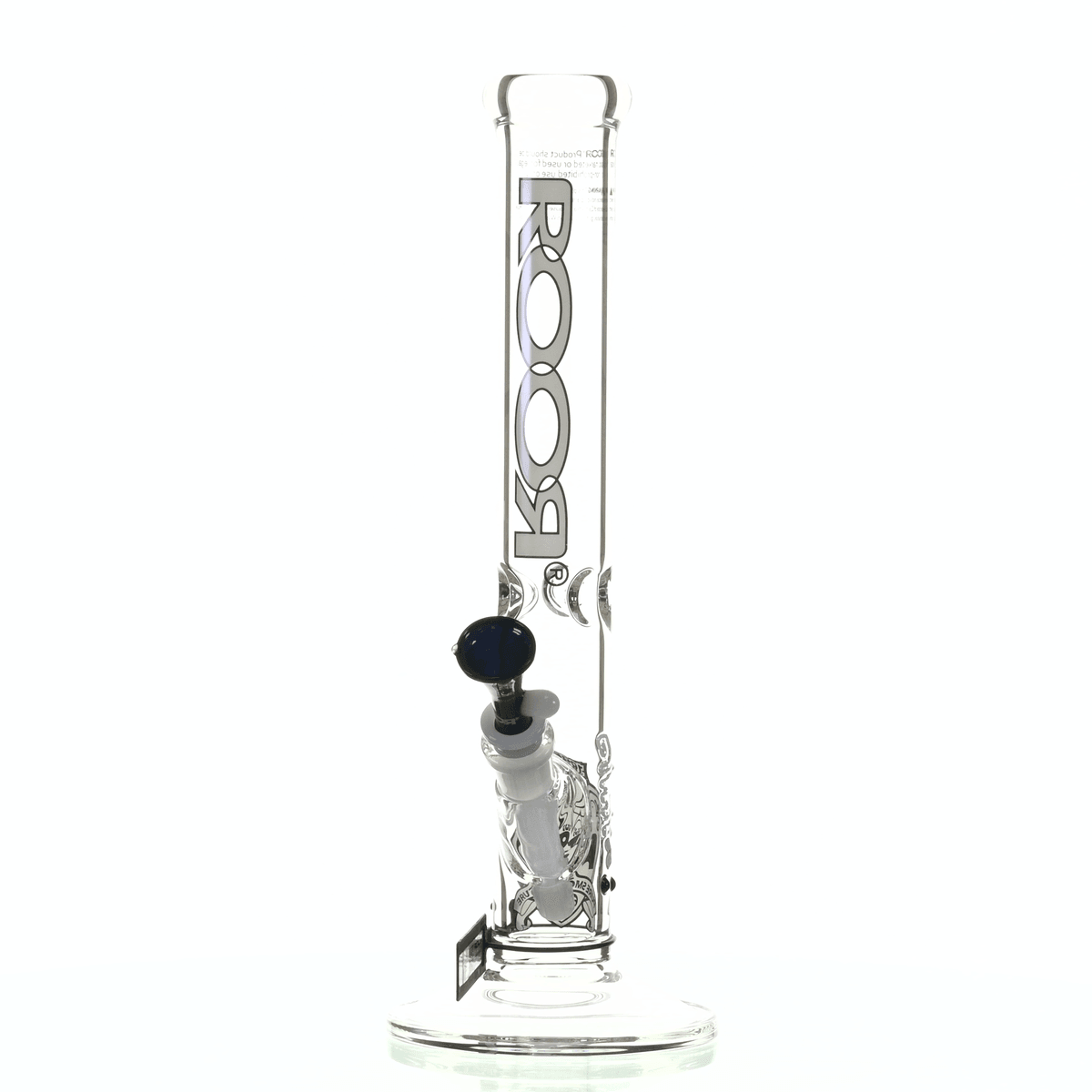 ROOR INTRO COLLECTOR 14" STRAIGHT TUBE 455 WHITE/ BLACK - Smoke Spot Smoke Shop