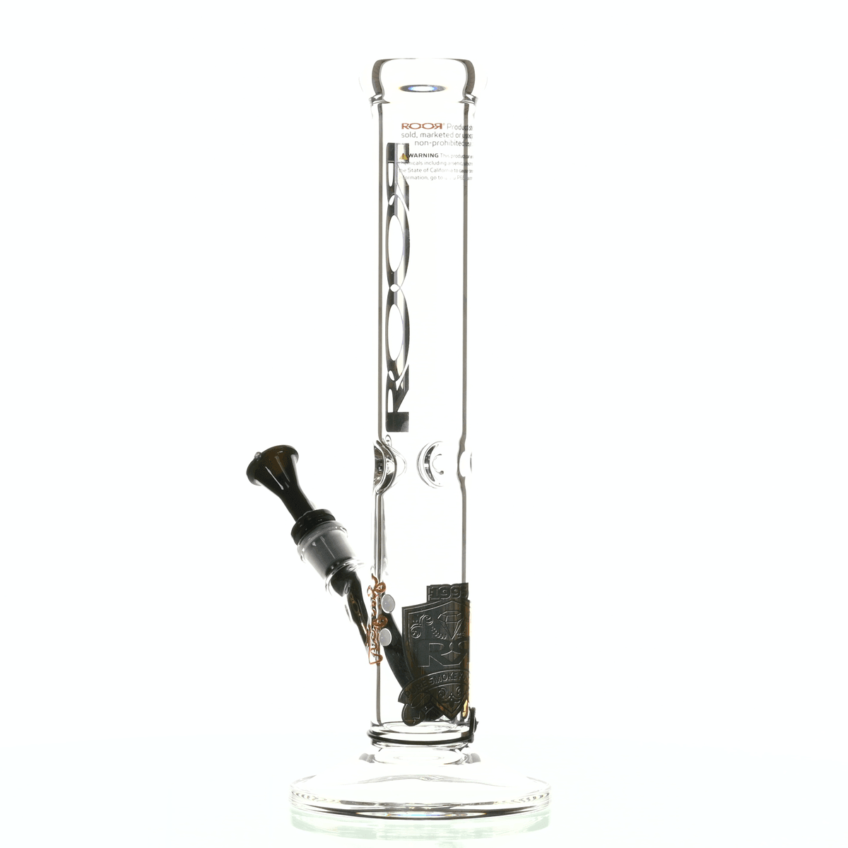 ROOR INTRO COLLECTOR 14" STRAIGHT TUBE 505 GOLD/ BLACK - Smoke Spot Smoke Shop