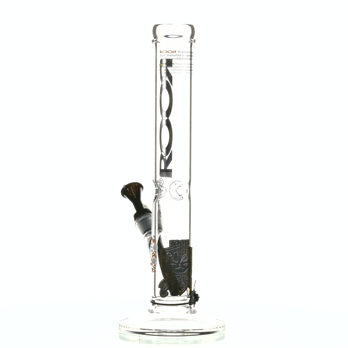 ROOR INTRO COLLECTOR 14" STRAIGHT TUBE 505 GOLD/ BLACK - Smoke Spot Smoke Shop