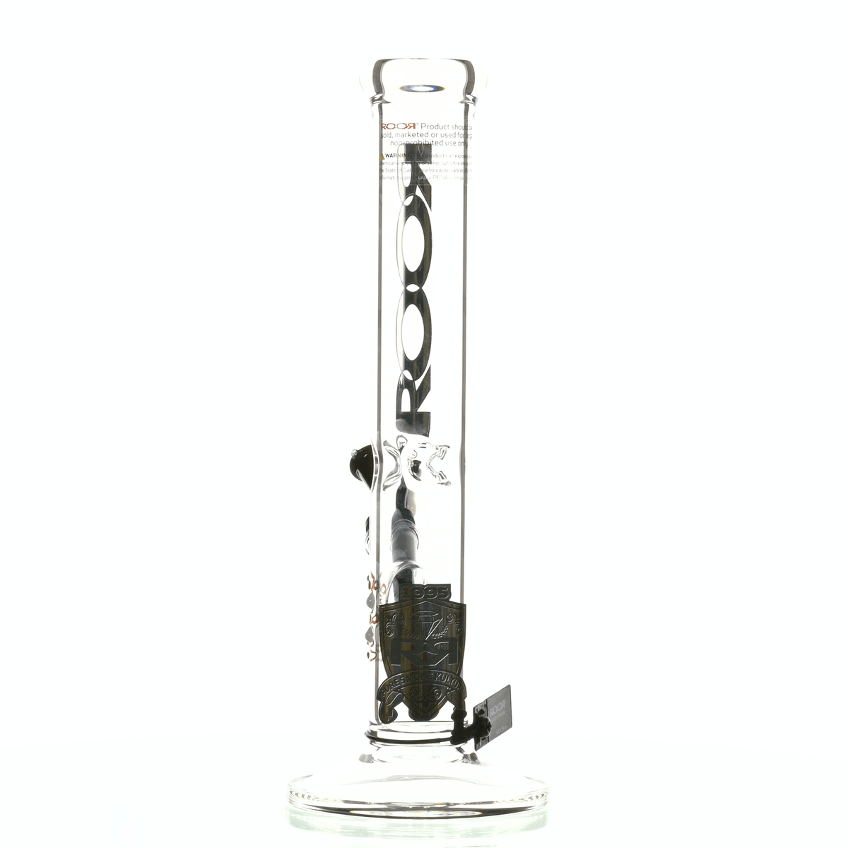 ROOR INTRO COLLECTOR 14" STRAIGHT TUBE 505 GOLD/ BLACK - Smoke Spot Smoke Shop