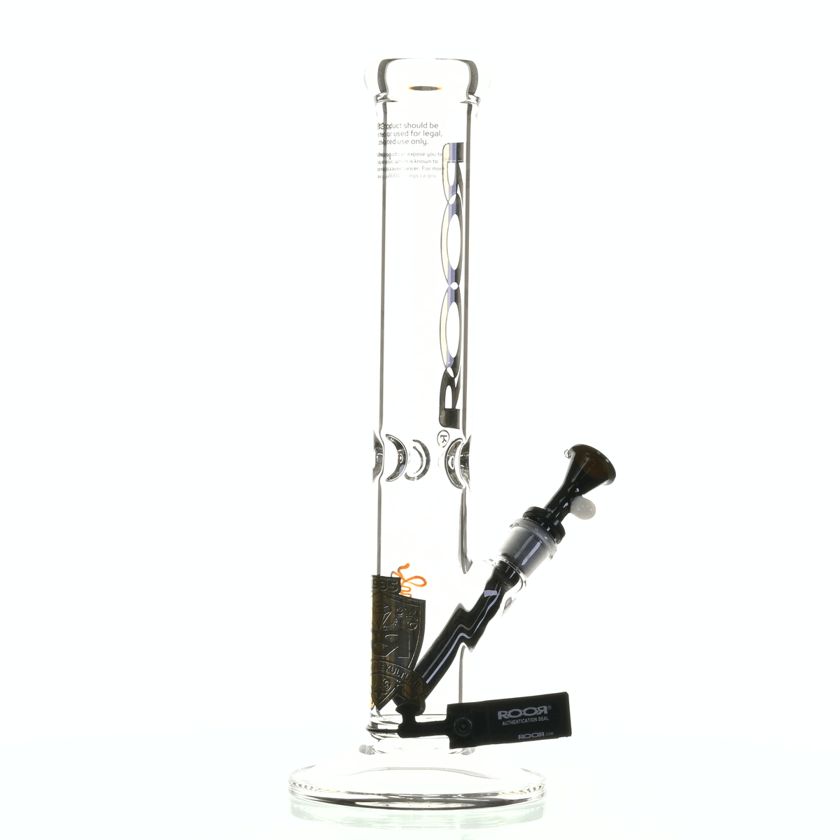 ROOR INTRO COLLECTOR 14" STRAIGHT TUBE 505 GOLD/ BLACK - Smoke Spot Smoke Shop
