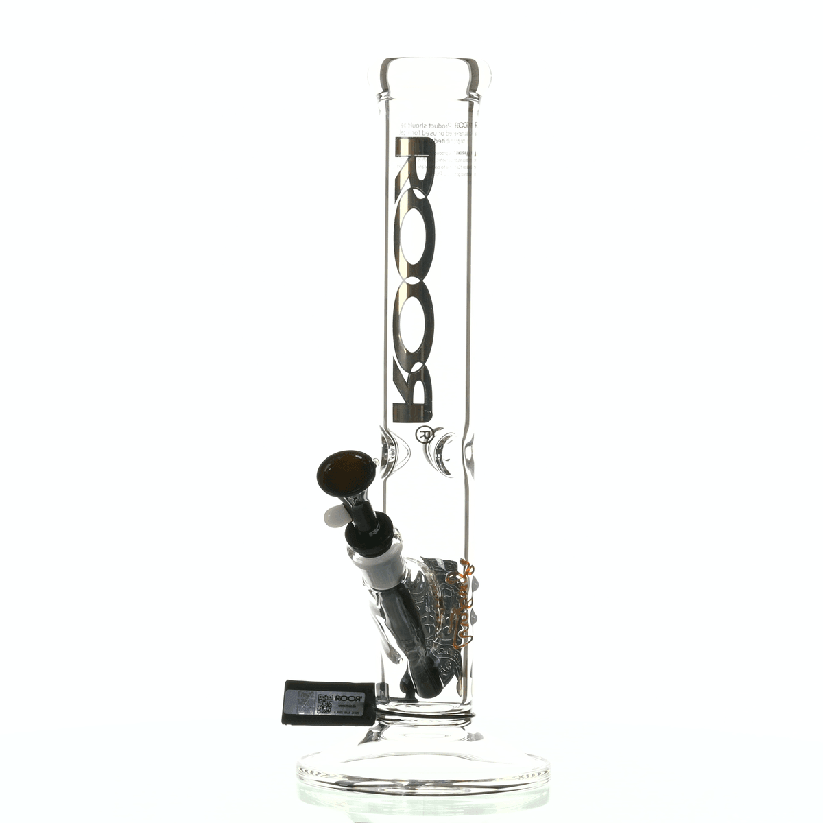 ROOR INTRO COLLECTOR 14" STRAIGHT TUBE 505 GOLD/ BLACK - Smoke Spot Smoke Shop