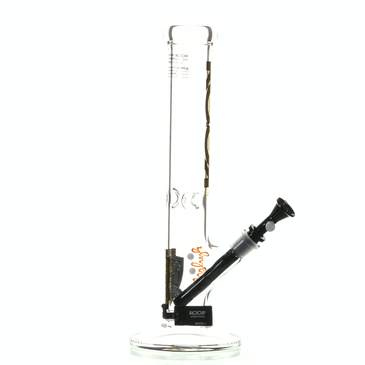 ROOR INTRO COLLECTOR 14" STRAIGHT TUBE 505 GOLD/ BLACK - Smoke Spot Smoke Shop