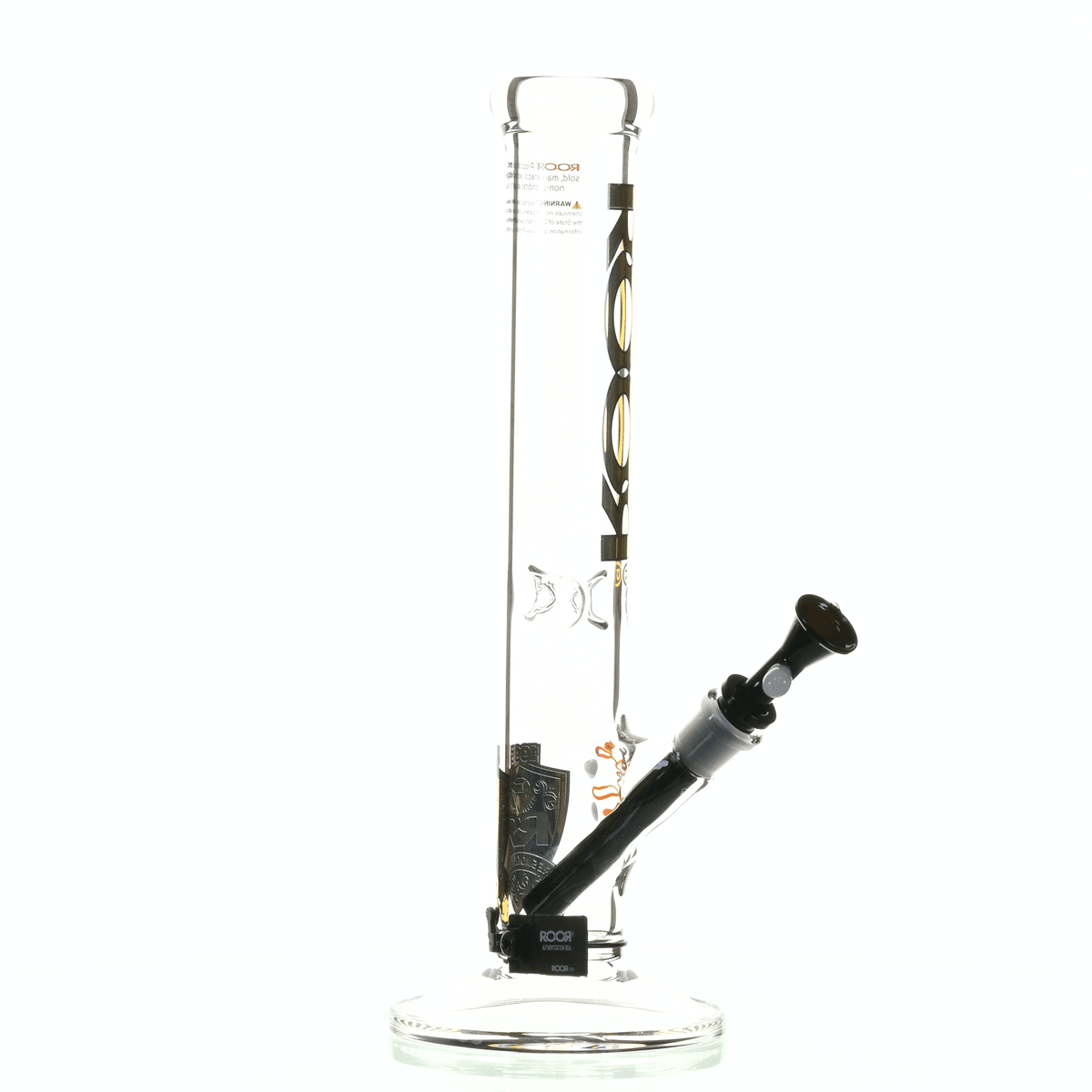 ROOR INTRO COLLECTOR 14" STRAIGHT TUBE 505 GOLD/ BLACK - Smoke Spot Smoke Shop