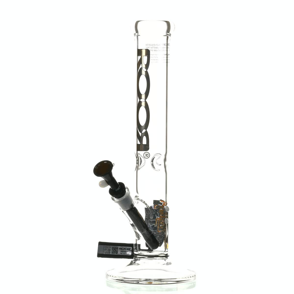 ROOR INTRO COLLECTOR 14" STRAIGHT TUBE 505 GOLD/ BLACK - Smoke Spot Smoke Shop