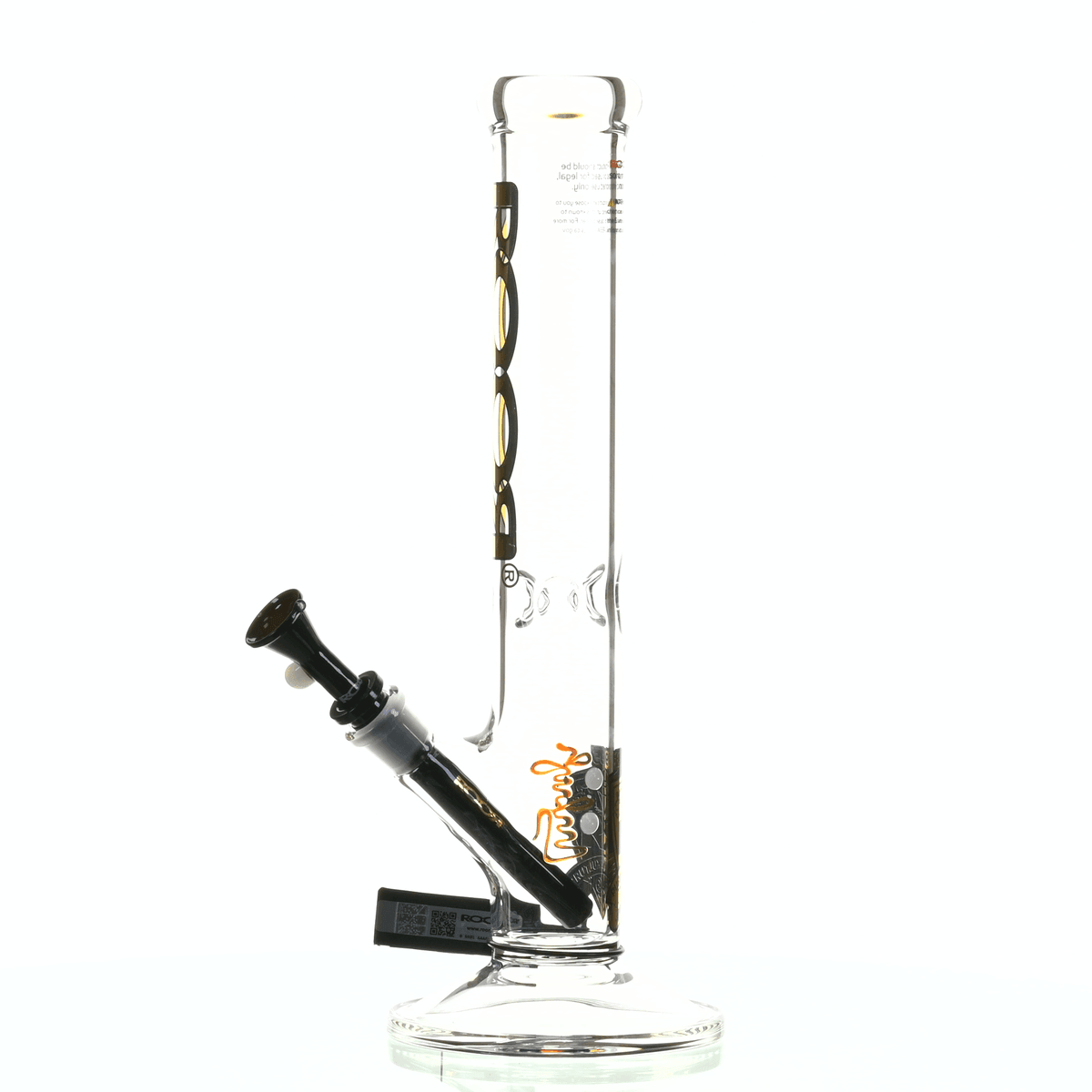 ROOR INTRO COLLECTOR 14" STRAIGHT TUBE 505 GOLD/ BLACK - Smoke Spot Smoke Shop