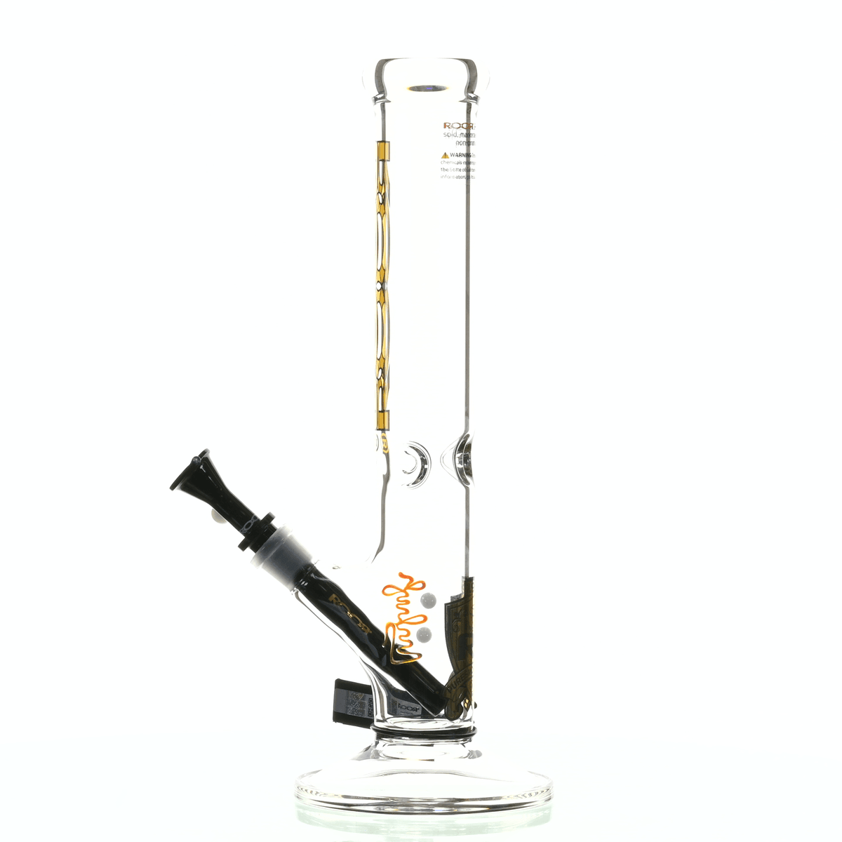 ROOR INTRO COLLECTOR 14" STRAIGHT TUBE 505 GOLD/ BLACK - Smoke Spot Smoke Shop