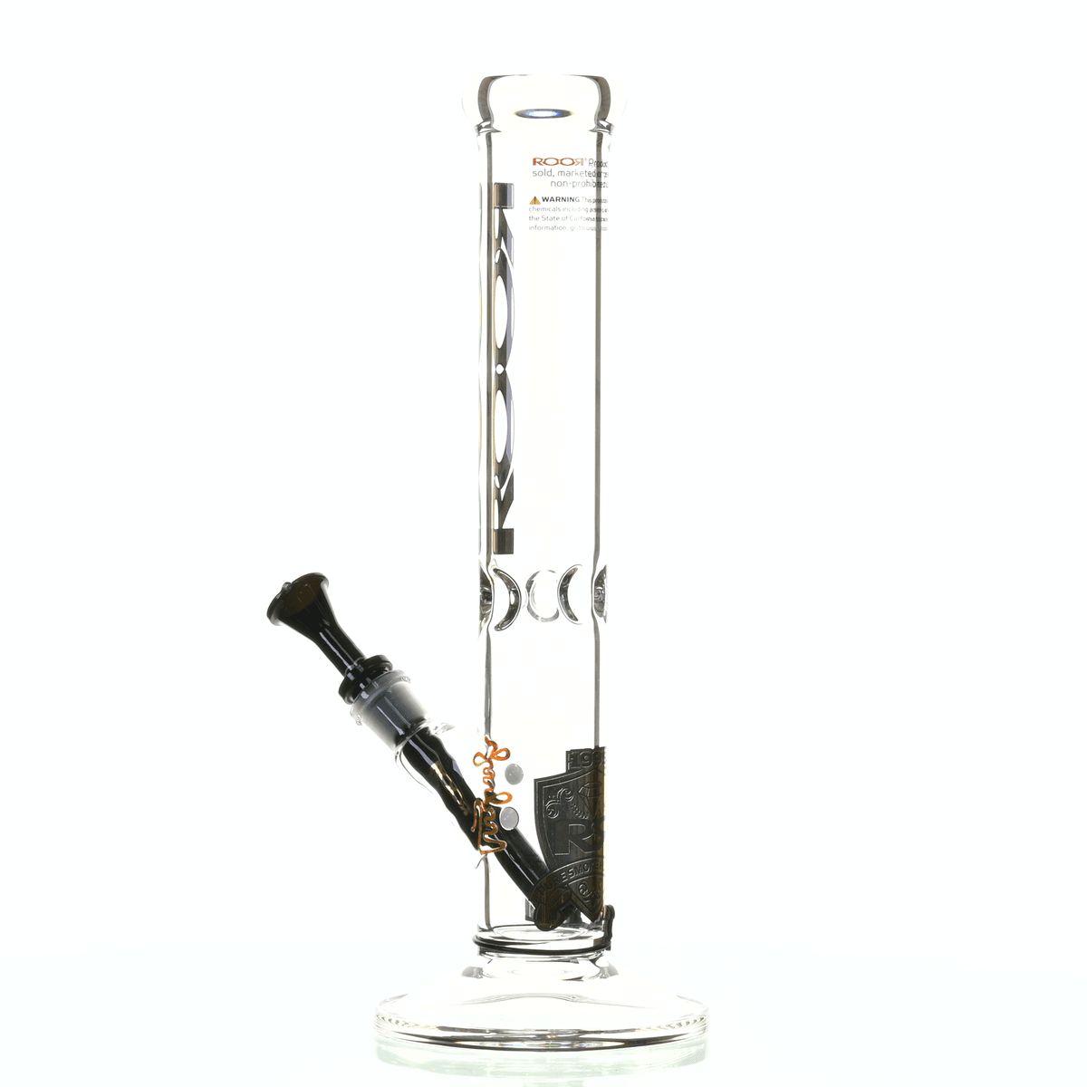 ROOR INTRO COLLECTOR 14" STRAIGHT TUBE 505 GOLD/ BLACK - Smoke Spot Smoke Shop