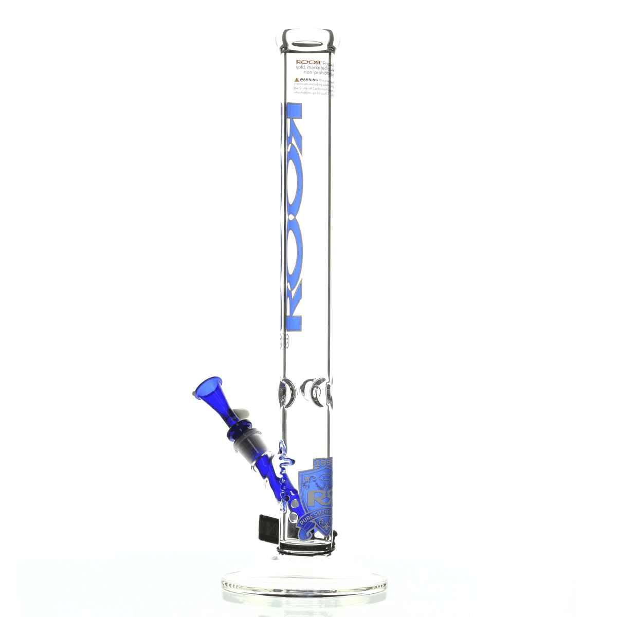 ROOR INTRO COLLECTOR 18" STRAIGHT TUBE 455 BLUE/WHITE - Smoke Spot Smoke Shop