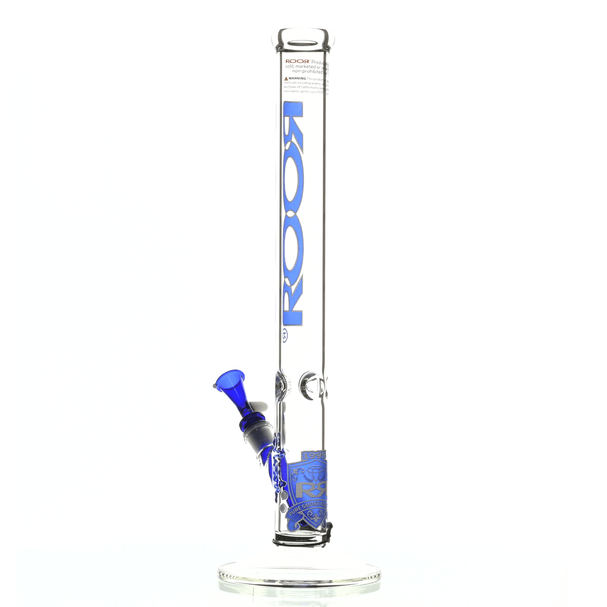 ROOR INTRO COLLECTOR 18" STRAIGHT TUBE 455 BLUE/WHITE - Smoke Spot Smoke Shop