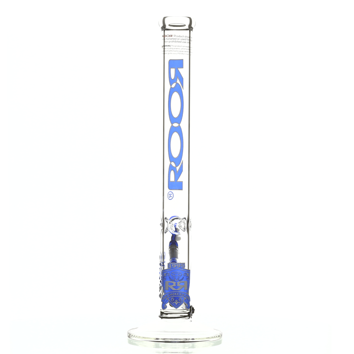 ROOR INTRO COLLECTOR 18" STRAIGHT TUBE 455 BLUE/WHITE - Smoke Spot Smoke Shop