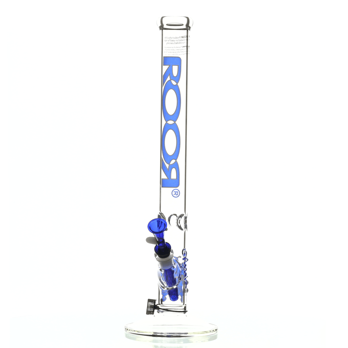 ROOR INTRO COLLECTOR 18" STRAIGHT TUBE 455 BLUE/WHITE - Smoke Spot Smoke Shop