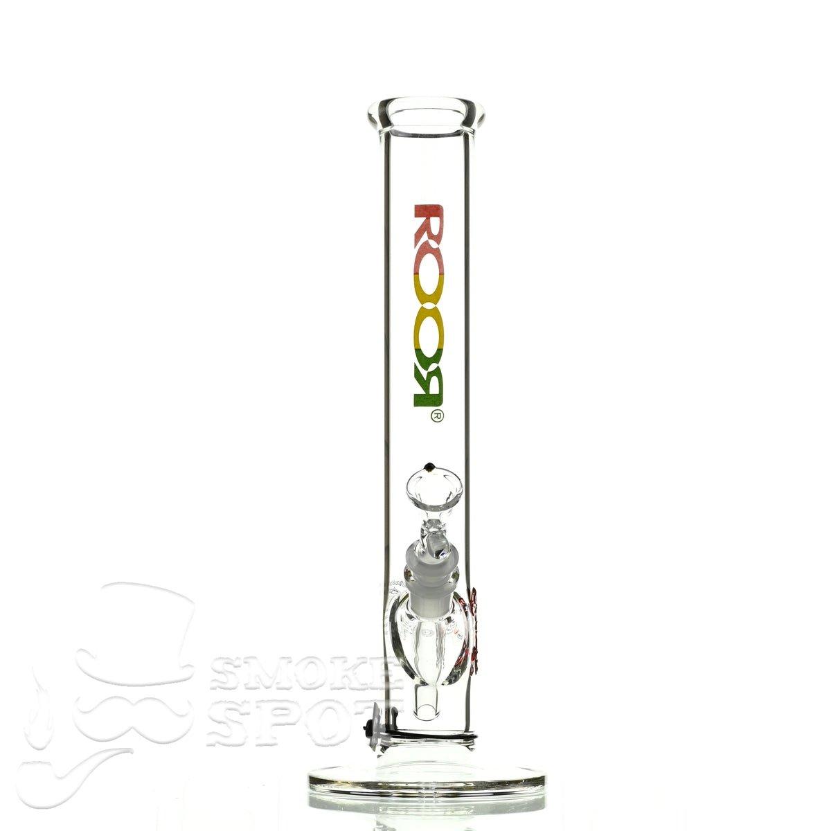 Roor Straight Tube 14 inch P-D rasta - Smoke Spot Smoke Shop